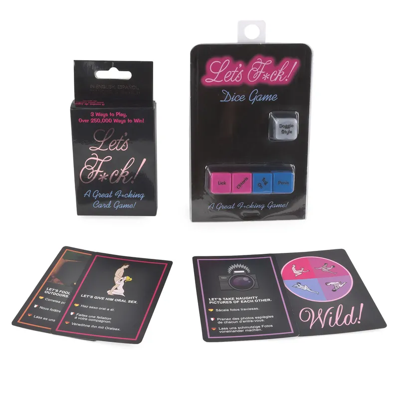 Let's F\*ck XXX Dice & Card Set
