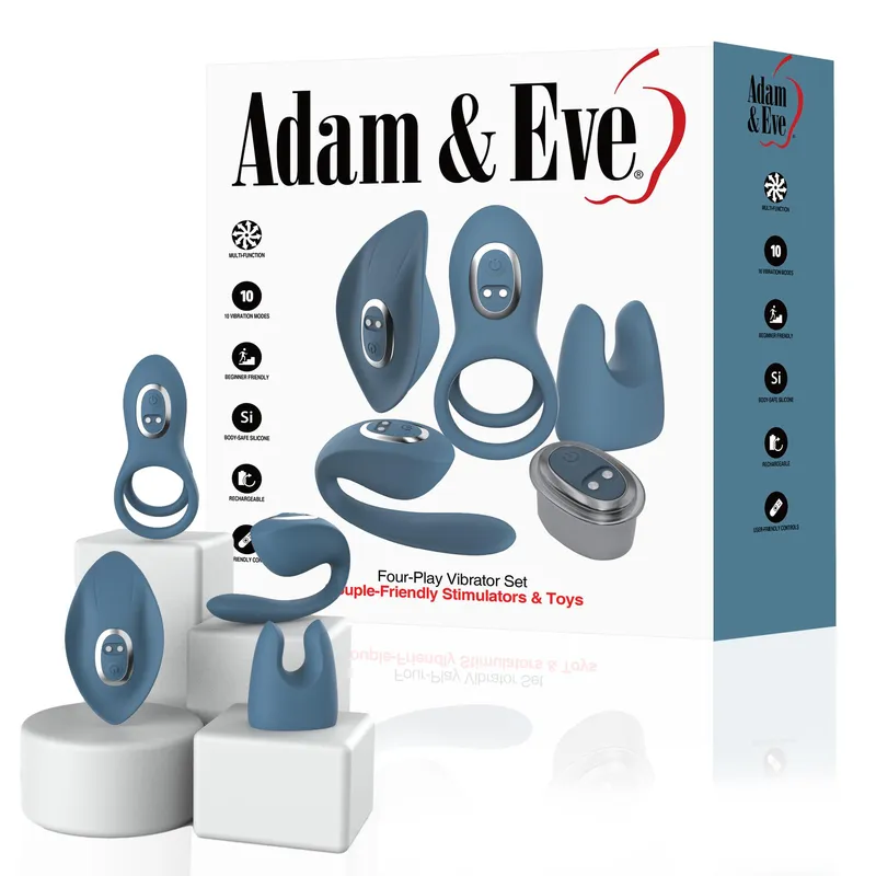 Adam & Eve Four-Play Vibrator Set - image 1