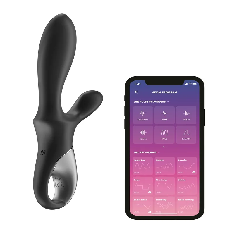 Satisfyer Heat Climax+ App Enabled Warming Rabbit Vibrator