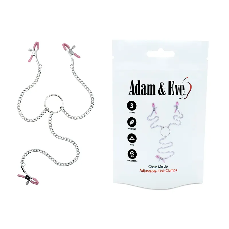 Adam & Eve Chain Me Up Kink Clamps - image 1
