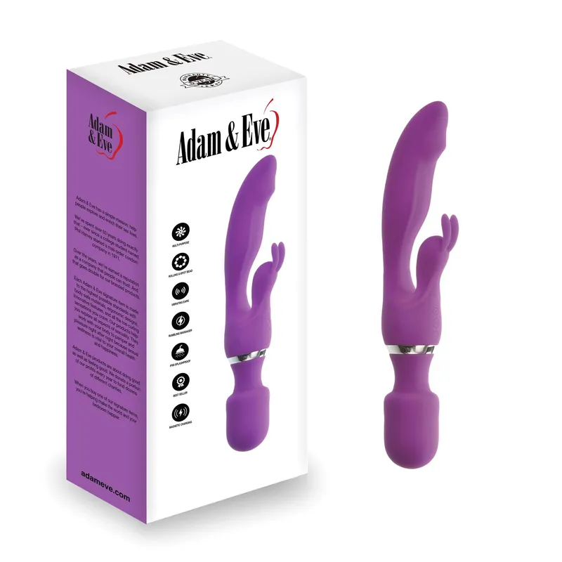Adam & Eve G-Motion Rabbit Wand - image 1