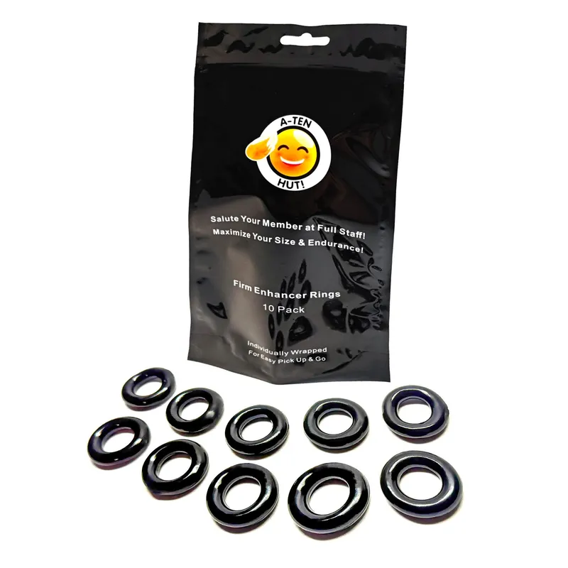 A-Ten-Hut Firm Enhancer Rings - 10ct - image 1