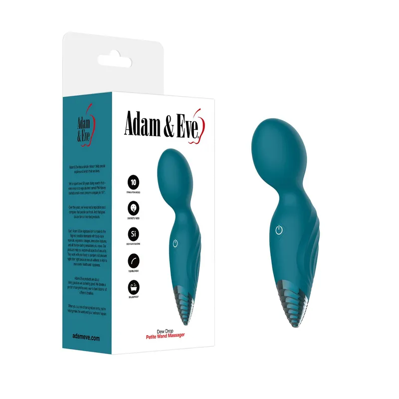 Adam & Eve Dew Drop Petite Wand Massager - image 1