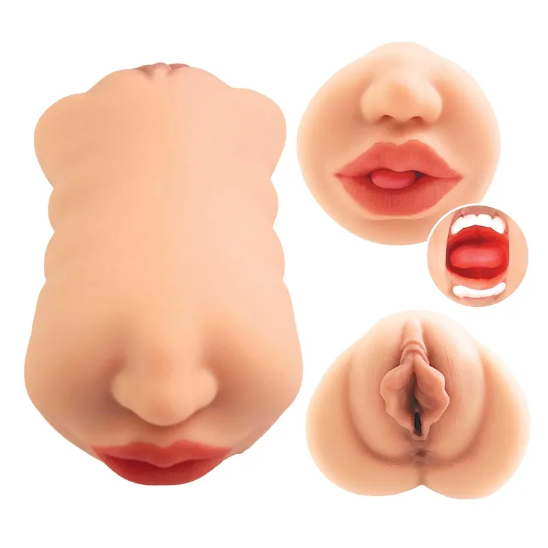 ALWAYS HORNY MASTURBATOR DOUBLE SIDED STROKER three orifice views - image 1