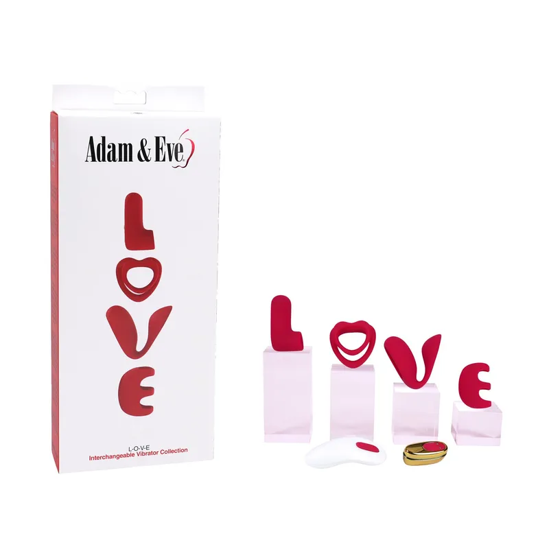 Adam & Eve L-O-V-E Interchangeable Vibrator Collection - image 1